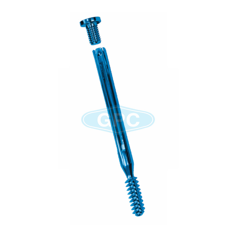 Cephalic Screw with End cap for Proximal Hip Stabilizing Nail 3, Self Tapping