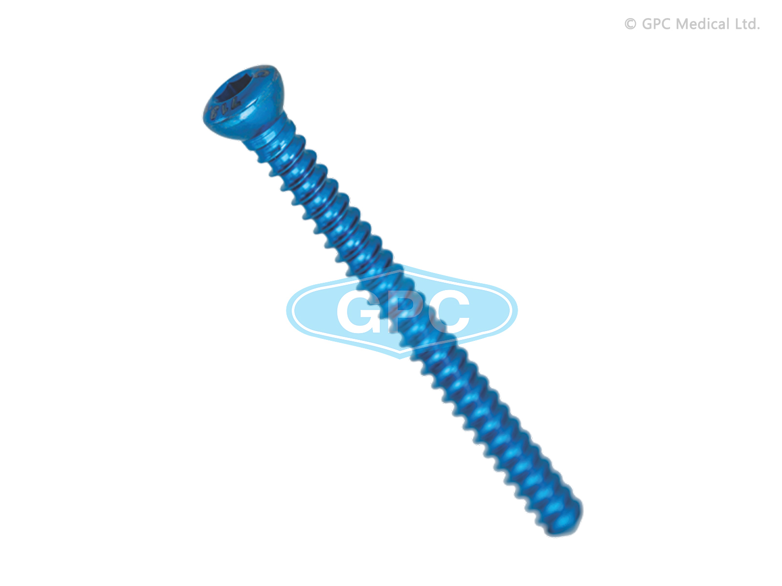 Cortex Screw 3.5 mm, Hexagonal Socket