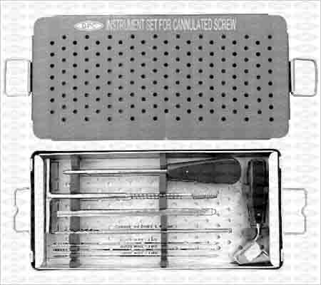 Cannulated Cancellous Instruments Set in Graphic Case