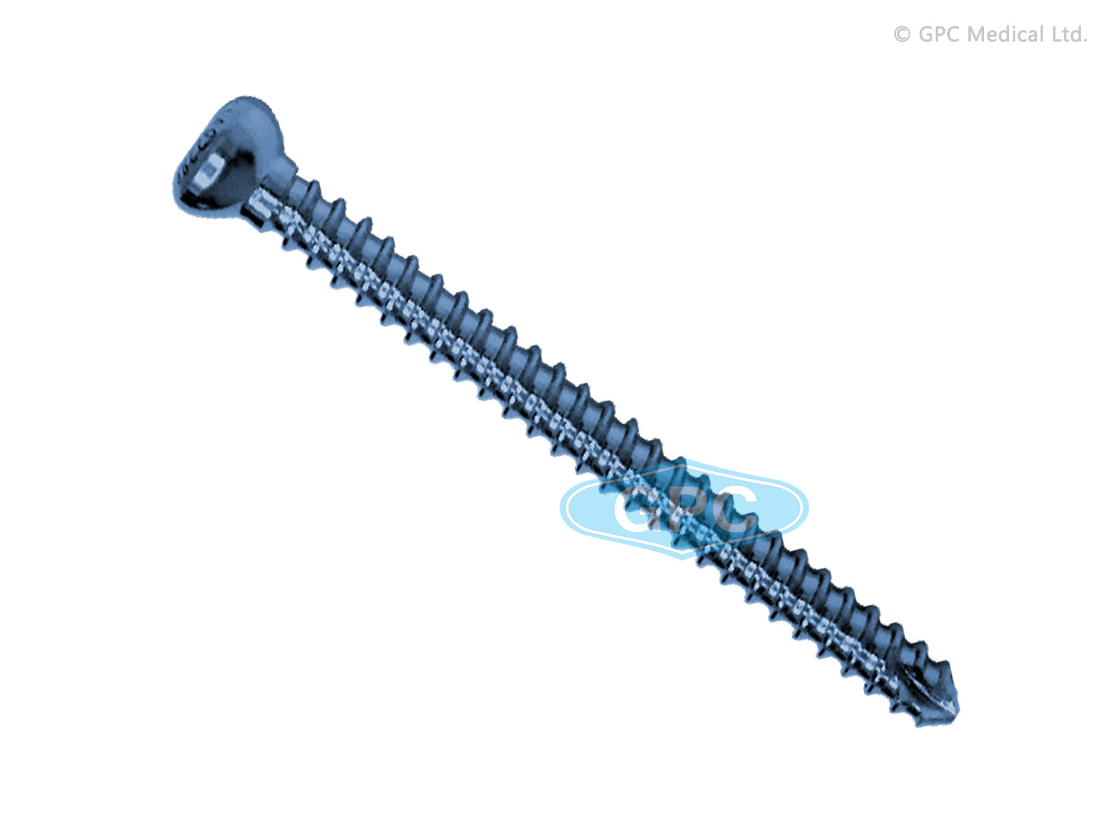 Self-Tapping Cortex Screw 3.5 mm, Hexagonal Socket