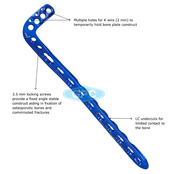 fix<em>LOCK</em> Anterolateral  Distal Tibia Plate 