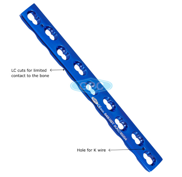 fix<em>LOCK</em> Broad  Plate, 4.5 mm