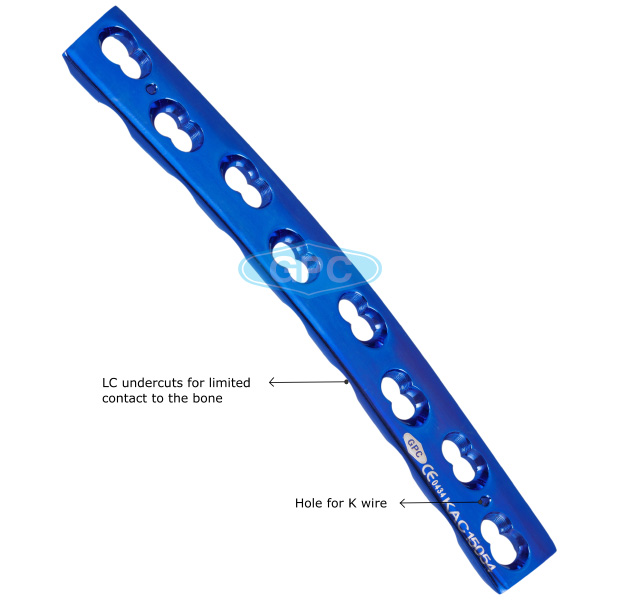 fix<em>LOCK</em> Curved Broad  Plate, 4.5 mm