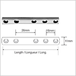 Semi Tubular Plate, 4.5 mm