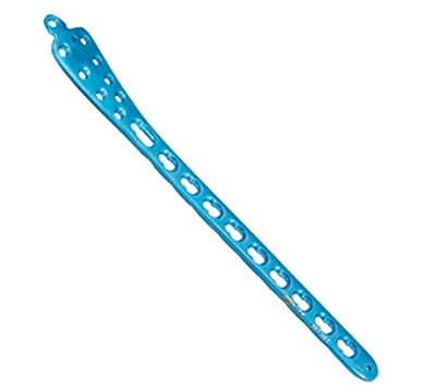 fix<em>LOCK</em> Medial Distal Tibia End Plate with Tab, 3.5 mm